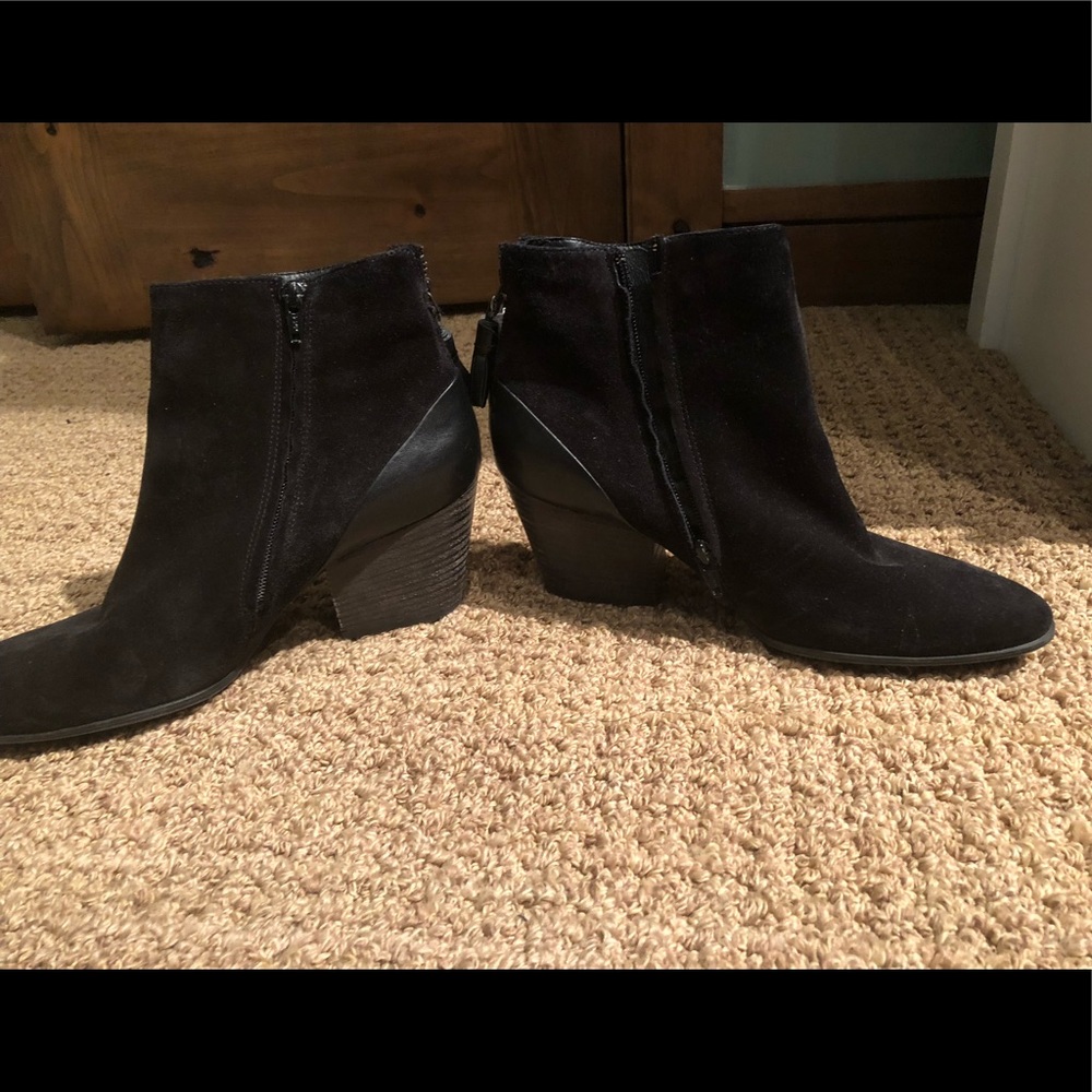 Paul Green black ankle boots
